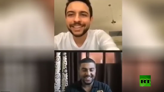  بالفيديو.. ولي العهد الأردني يجري اتصالا مرئيا مع عامل نظافة