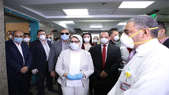 
بالصور.. وزيرة الصحة تتفقد مستشفيات جديدة لتأهيلها لعزل مصابي كورونا