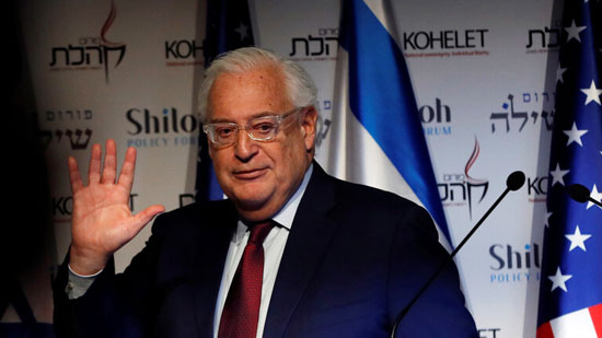 السفير الأمريكي في إسرائيل: مستعدون للاعتراف بضم تل أبيب أجزاء من الضفة