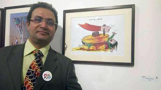  تكريم الفنان ثروت مرتضي بالجمعية المصرية للكاريكاتير