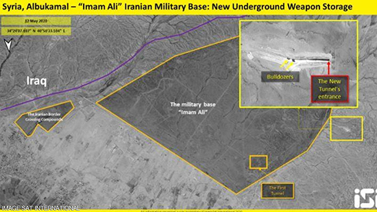 أنفاق لتخزين الأسلحة.. صور الأقمار تكشف خطة إيران شرقي سوريا