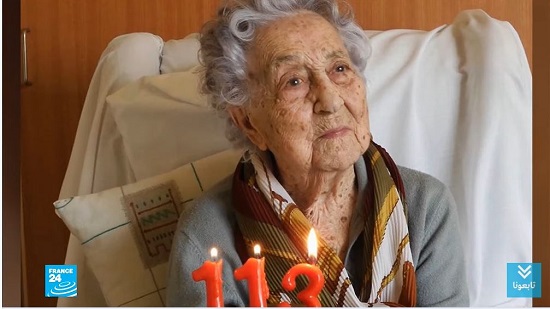  فيديو .. عجوز 113 عاما تنتصر على فيروس كورونا
