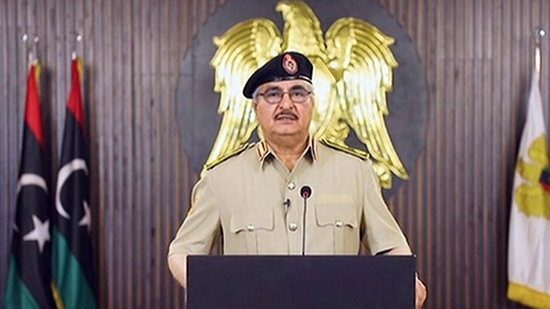 قائد الجيش الليبي خليفة حفتر - أرشيفية