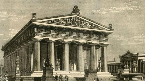 جانب مجمع المعبد اليوناني في باييستوم (أرشيفية)