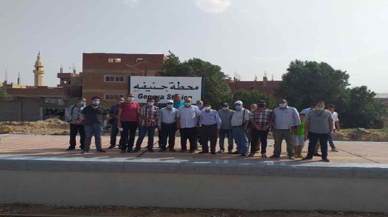  النائب طارق متولي يشهد افتتاح محطة قطار جنيفة بالسويس بعد تطويرها
