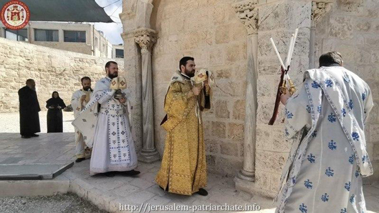 البطريركية الأرثوذكسية الأورشليمية تحتفل بعيد الصعود