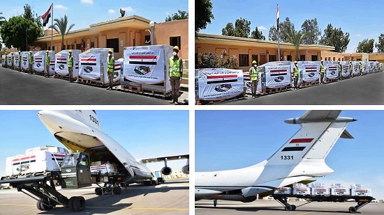  مصر تقدم طائرة مساعدات طبية للكونغو وزامبيا 