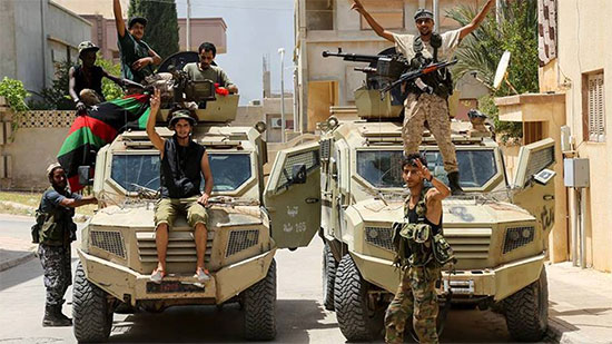 الجيش الليبي يحكم سيطرته على مدينة الأصابعة وسط هروب ميليشيات الوفاق