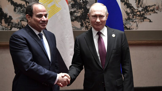 بوتين والسيسي يبحثان الأزمة الليبية
