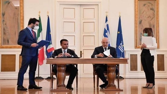  صفعة لأردوغان.. اليونان وإيطاليا توقعان اتفاقية ترسيم الحدود البحرية
