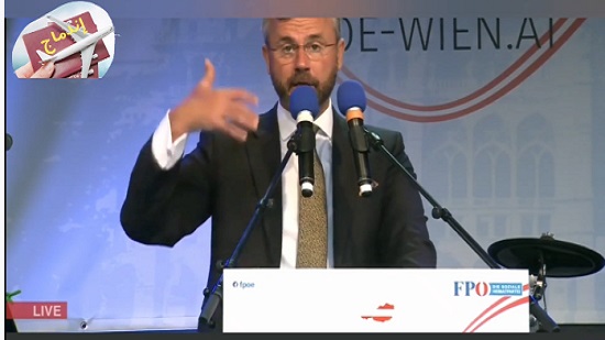  بالفيديو سياسي نمساوي يسب الاسلام وردود فعل غاضبة من الجالية العربية والاسلامية 