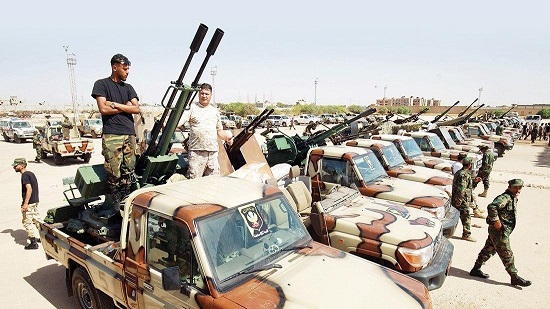  الجيش الليبي يتلقي دعم وتعزيزات ضخمة لحماية الهلال النفطي من الغزو التركي
