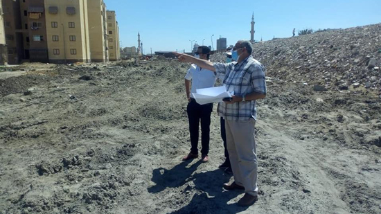 نائب محافظ بورسعيد يتفقد سير العمل في تطوير شارع الرحاب