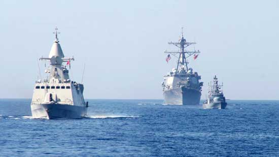 القوات البحرية المصرية والإسبانية تنفذان تدريبا بحريا عابرا بالبحر الأحمر
