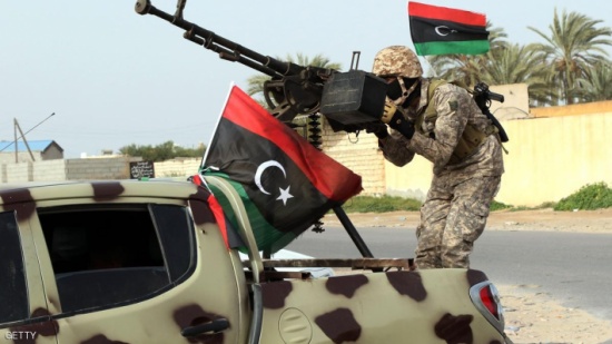 الجيش الليبي يقصف مواقع تابعة لمليشيات الوفاق