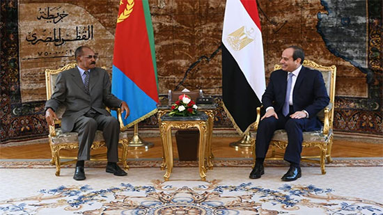  لقاء الرئيس السيسي ونظيره الإريتري