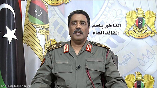المتحدث باسم الجيش الوطني الليبي، اللواء أحمد المسماري