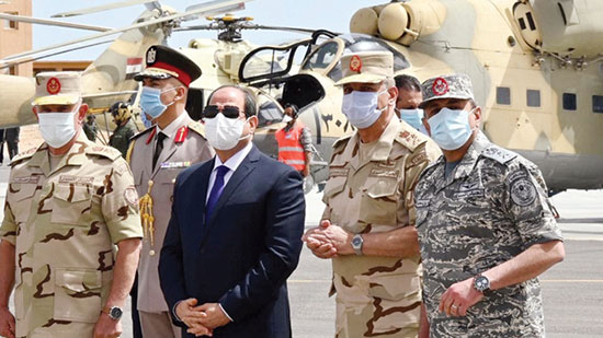 الرئيس السيسي عن تدخل مصر المباشر في ليبيا أصبح له شرعية دولية وأهداف واضحة