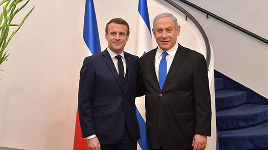 نتنياهو للرئيس الفرنسي: رفض فلسطين لخطط السلام  يمنع تحقيق التقدم في هذا الملف