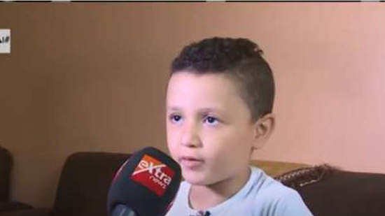 كريم طفل الأسمرات الذي ألقي قصيدة في حب مصر أمام الرئيس عبدالفتاح السيسي