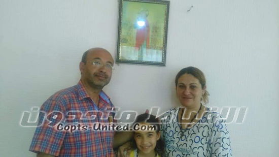  ننشر أول صور لرانيا عبد المسيح مع أسرتها بعد عودتها