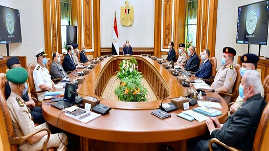  الرئيس السيسي يترأس اجتماع مجلس الدفاع الوطني
