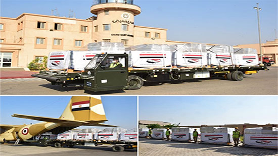  الجيش المصري يرسل شحنة مساعدات طبية لليمن