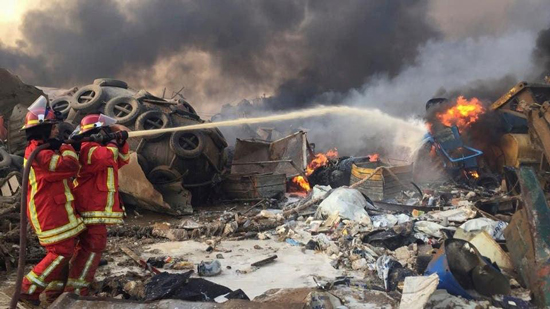انفجاران  بيروت يوقعان 10 ضحايا