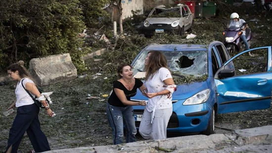  +18 مشاهد قاسية من انفجار لبنان