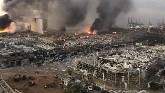  2700 طن من نترات الامونيوم وراء انفجار بيروت 