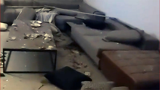 فيديو .. انفجار بيروت يحول منزل نادين نجيم إلى حطام