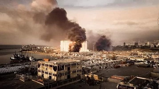 تفجير خراب ودمار في بيروت