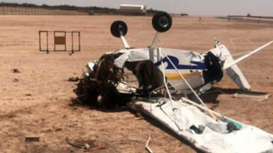  شاهد.. الصور الأولى لحادث سقوط الطائرة الخاصة بالجونة