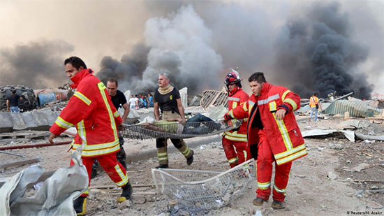 ارتفاع أعداد ضحايا انفجار مرفأ بيروت 