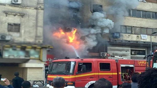 السيطرة على حريق داخل كشك بمدينة بدر