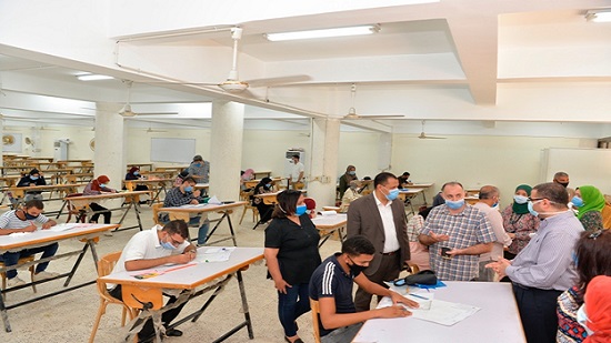  انطلاق اختبارات القدرات لطلاب الثانوية العامة وسط إجراءات احترازية بجامعة أسيوط