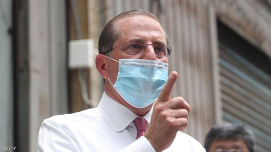 عازار يحذر من اللقاح الروسي خلال وجوده في تايوان