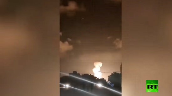  فيديو .. طائرات حربية إسرائيلية تستهدف مواقع لحركة 