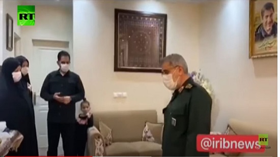 طهران تنشر فيديو للقائد الحالي لفيلق القدس