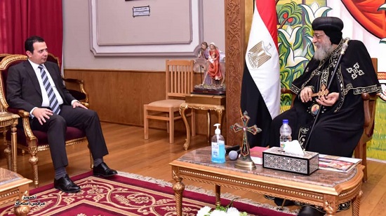  البابا يستقبل سفير مصر الجديد بجنوب أفريقيا
