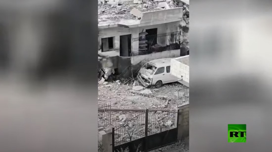  فيديو .. انفجار مخزن أسلحة 