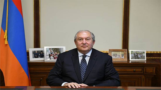  الرئيس الأرميني أرمين سركيسيان