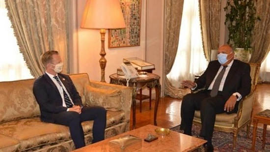  وزير الخارجية يستقبل نظيره الدنماركي بالقاهرة