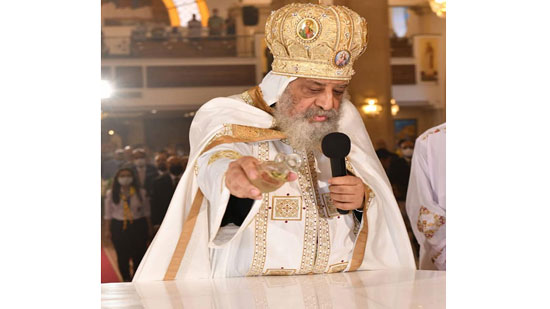 بالصور.. البابا يدشن كاتدرائية بشائر الخير ٣ بالإسكندرية