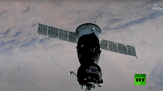فيديو .. التحام مركبة الفضاء الروسية بنجاح بالمحطة الفضائية الدولية بعد أسرع رحلة مأهولة
