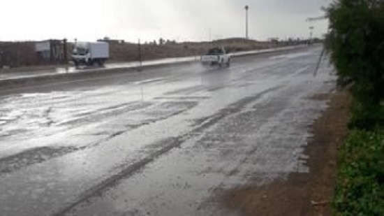 إغلاق طريقى الطور - أبو رديس وفيران - سانت كاترين بسبب الأمطار الغزيرة