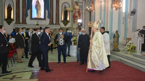  كاتدرائية القديسة كاترينا تحتفل بالمطران كلاوديو لوراتى مطرانا جديدا للاتين بمصر