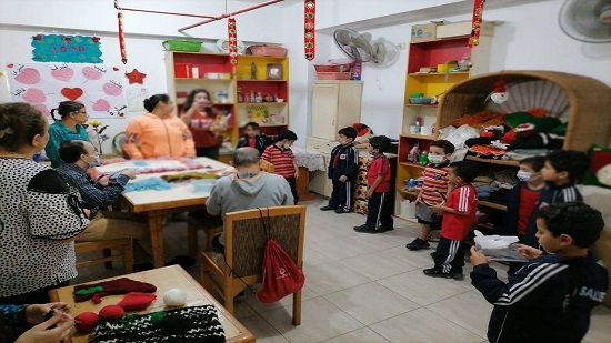  دار سيدة السلام تستقبل أطفال قسم الحضانة بمدرسة دي لاسال
