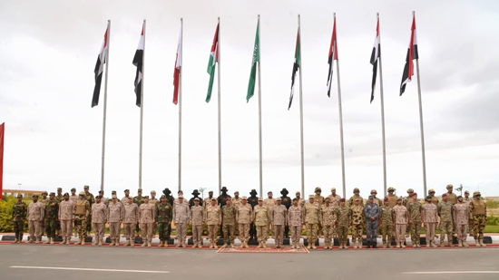 إنطلاق فعاليات التدريب المشترك بقاعدة محمد نجيب العسكرية بمشاركة 6 دول