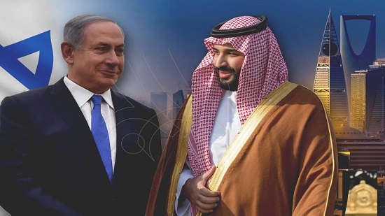 وولي العهد السعودي و رئيس الوزراء الاسرائيلي